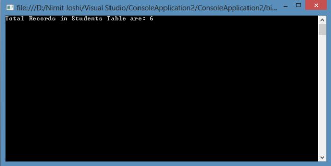 Console Application Execution